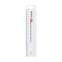 PRYM - Réglette pour Plis et Ourlets - Plastique Souple - 21 cm