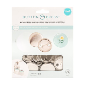 WE R MEMORY KEEPERS - Button Press - Recharge 37mm - Set de 25