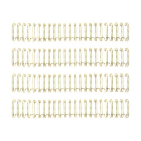 WE R MEMORY KEEPERS - Cinch - Spiral Coils 3/4" - Set of 4 - Gold