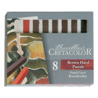 Cretacolor - Craies Pastel Brunes - 8 Pièces