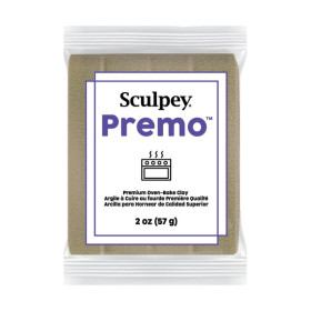 SCULPEY - Premo - Accent Yellow Glitter - 2 oz (57 g) Bar