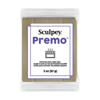 SCULPEY - Premo - Accent Yellow Glitter - 2 oz (57 g) Bar
