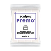 SCULPEY - Premo - Accent White Translucent - Pain 2 oz (57 g)