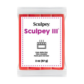 SCULPEY - III - Bright Red - 2 oz (57 g) Bar