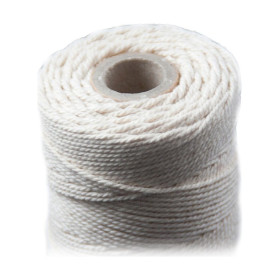 ARTEMIO - Cabled Cotton String Spool - 2.2 mm x 70 m - Ecru