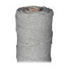 ARTEMIO - Bobine de Ficelle Coton Câblé - 2.2 mm x 70 m - Gris