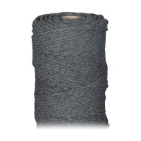 ARTEMIO - Bobine de Ficelle Coton Câblé - 2.2 mm x 70 m - Anthracite