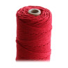 ARTEMIO - Bobine de Ficelle Coton Câblé - 2.2 mm x 70 m - Rouge