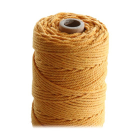 ARTEMIO - Bobine de Ficelle Coton Câblé - 2.2 mm x 70 m - Ocre