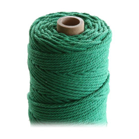 ARTEMIO - Bobine de Ficelle Coton Câblé - 2.2 mm x 70 m - Vert Moyen