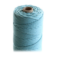ARTEMIO - Bobine de Ficelle Coton Câblé - 2.2 mm x 70 m - Azur