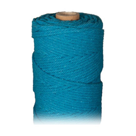 ARTEMIO - Bobine de Ficelle Coton Câblé - 2.2 mm x 70 m - Turquoise