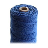 ARTEMIO - Bobine de Ficelle Coton Câblé - 2.2 mm x 70 m - Bleu Roi