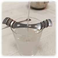 ARTEMIO - Wick Centring Device for Candles - Steel