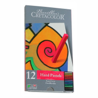 Cretacolor - Pastel Carré - Assortiment de 12 Couleurs - Étui Métal