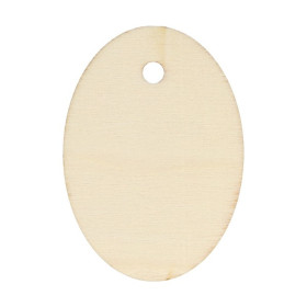 ARTEMIO - Wooden Keyrings - Ovals - Set of 6