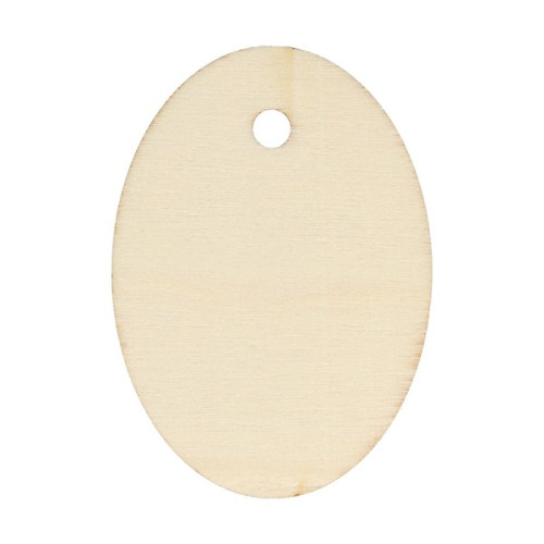 ARTEMIO - Wooden Keyrings - Ovals - Set of 6