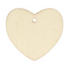 ARTEMIO - Wooden Keyrings - Hearts - Set of 6