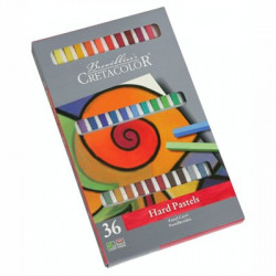 Cretacolor - Pastel Carré - Assortiment de 36 Couleurs - Boîte Carton