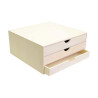 ARTEMIO - Bloc Meuble en Bois - 3 Tiroirs