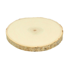 ARTEMIO - Planches Peuplier Rondes - 12-15 cm - Set de 2