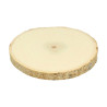 ARTEMIO - Round Poplar Wood Slices - 12-15 cm - Set of 2