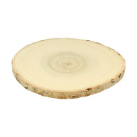 ARTEMIO - Planches Peuplier Rondes - 20-23 cm - Set de 2