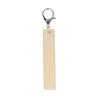 ARTEMIO - Wooden Keyrings - Rectangles 20 x 100 x 5 mm - Set of 3