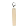 ARTEMIO - Porte-Clés en Bois - Rectangles 20 x 100 x 5 mm - Set de 3