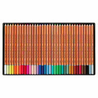 Cretacolor - Crayons Fine Art Pastel - Assortiment de 36 Couleurs - Étui Métal