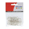 ARTEMIO - Keyring Rings - Round 20 mm - Set of 30