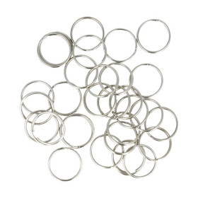 ARTEMIO - Anneaux Porte-Clés - Ronds 20 mm - Set de 30