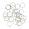 ARTEMIO - Keyring Rings - Round 20 mm - Set of 30