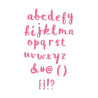 SIZZIX - Cutting Die - Thinlits - Brush Alphabet 38 pieces