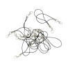 ARTEMIO - Phone Lanyards + Clasps - Black - 7 cm - Set of 15