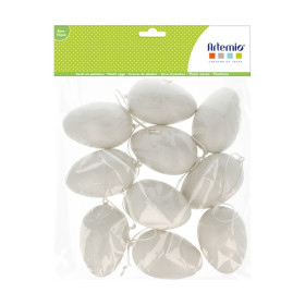 ARTEMIO - Plastic Eggs - 8 cm - Set of 10