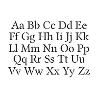 ARTEMIO - Pochoir 10 x 15 cm - Alphabet Arial