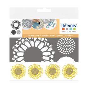 ARTEMIO - Pochoir 10 x 15 cm - Botanica Tournesol
