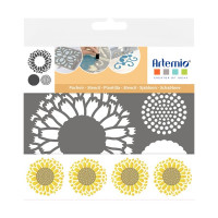 ARTEMIO - Pochoir 10 x 15 cm - Botanica Tournesol