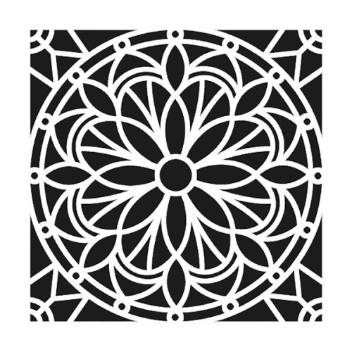 ARTEMIO - Pochoir 30 x 30 cm - Mandala