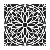ARTEMIO - Pochoir 30 x 30 cm - Mandala
