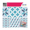 ARTEMIO - Stencil 30 x 30 cm - Wave Tiles