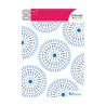 ARTEMIO - Stencil A4 - Blue Ethnic Rosettes