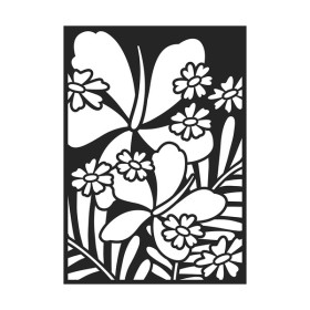 ARTEMIO - Pochoir A4 - Color Block Fleurs