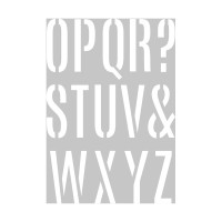 ARTEMIO - A3 Stencil - Giant Alphabet - 2 Sheets