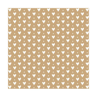 ARTEMIO - Pochoir 20x20 cm - Kraft - Amour