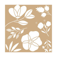 ARTEMIO - Pochoir 20x20 cm - Way - Fleurs
