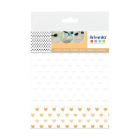 ARTEMIO - 15x15 cm Stencil - Small Hearts