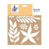 ARTEMIO - 20x20 cm Stencil - Block - Flowers