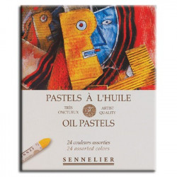 SENNELIER - Pastels à l'Huile - 24 Pastels Universels